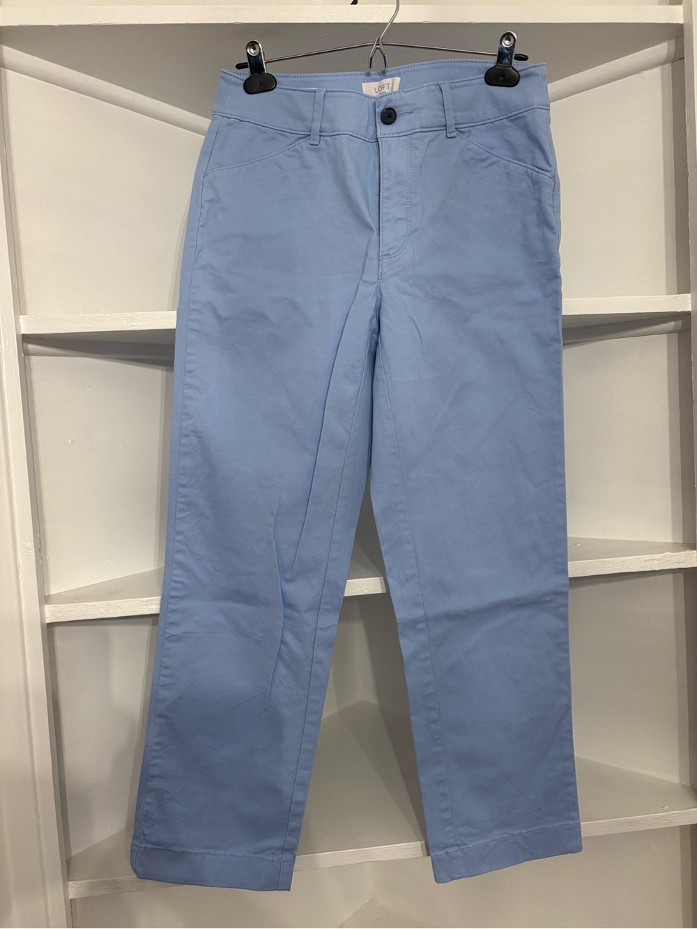 Loft Women's Light Blue Twill Pants